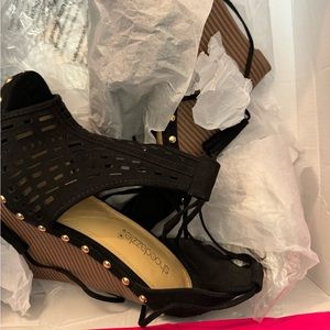 Brand new Just fab wedge heeled sandals